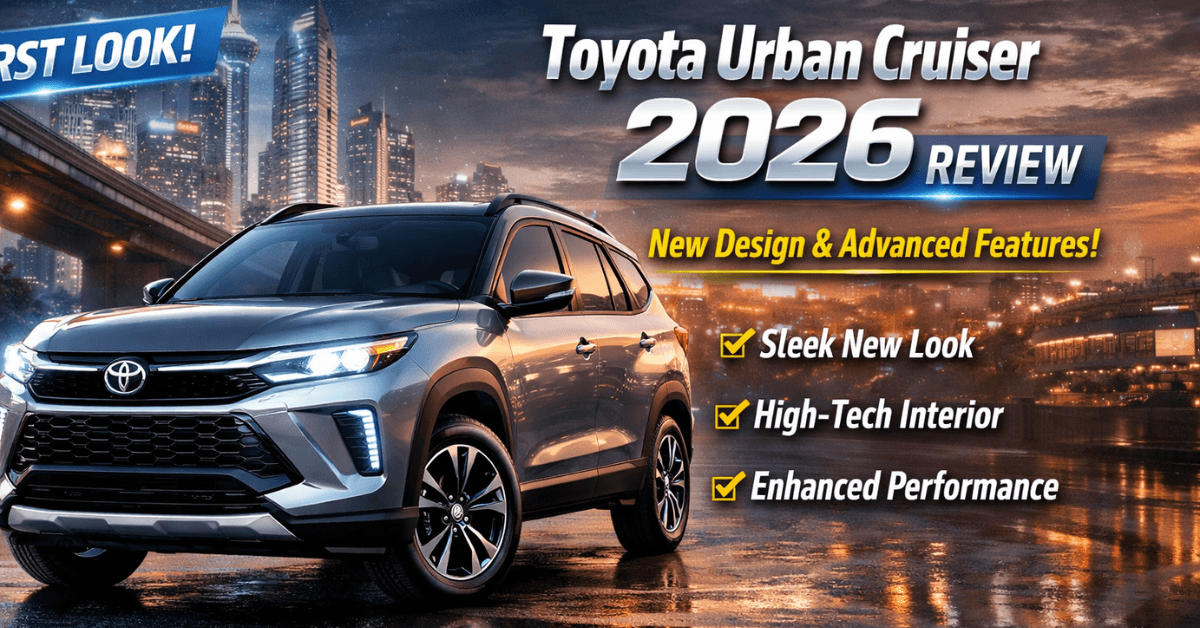 Toyota Urban Cruiser 2026 Review – New Design & Features
