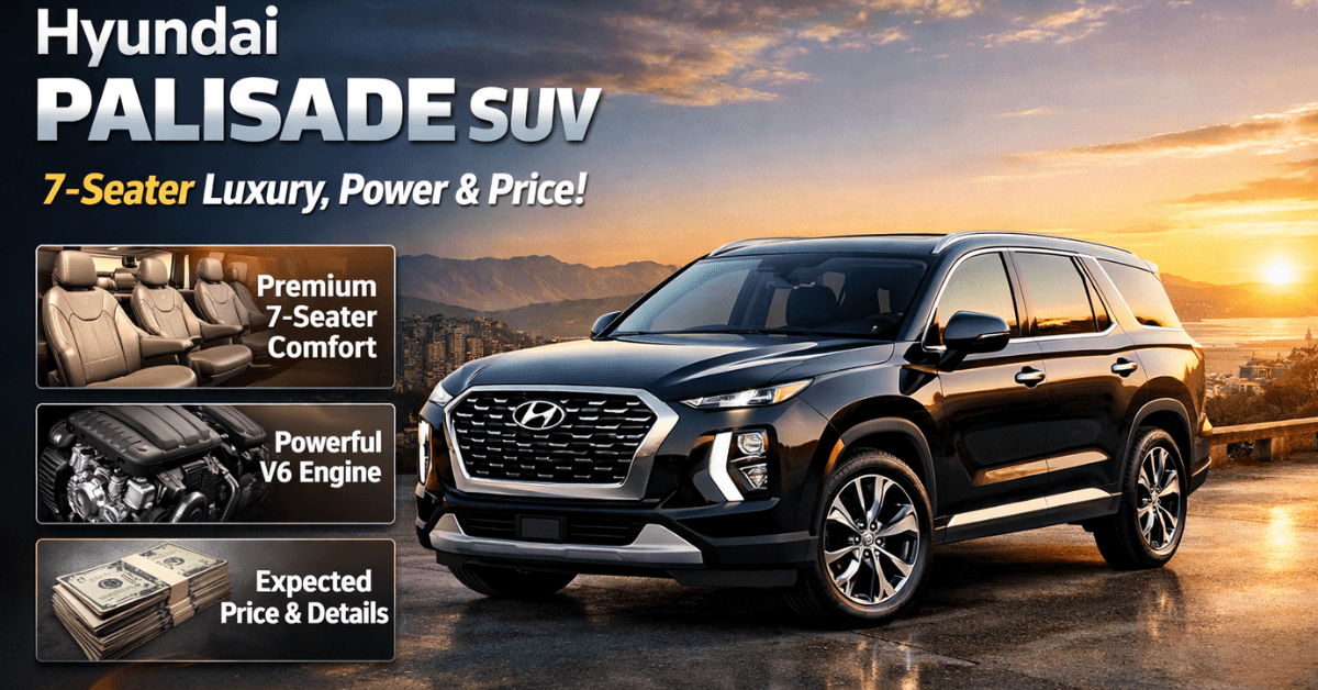 Hyundai Palisade SUV: 7-Seater Luxury Features, Engine & Expected Price